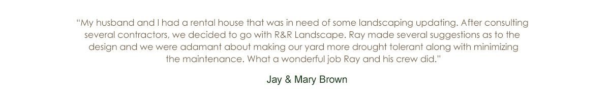 R and R Landscaping Services
