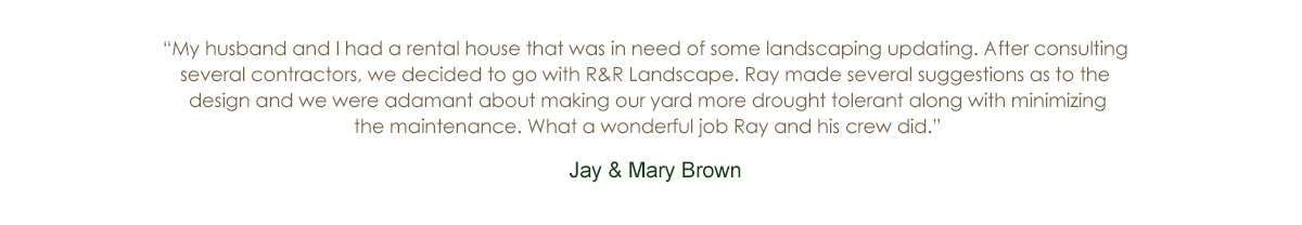R and R Landscaping Services